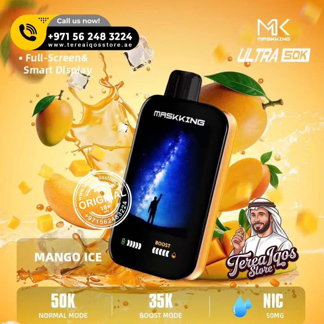 Maskking Ultra 50k Puffs Disposable Vape in Dubai, UAE