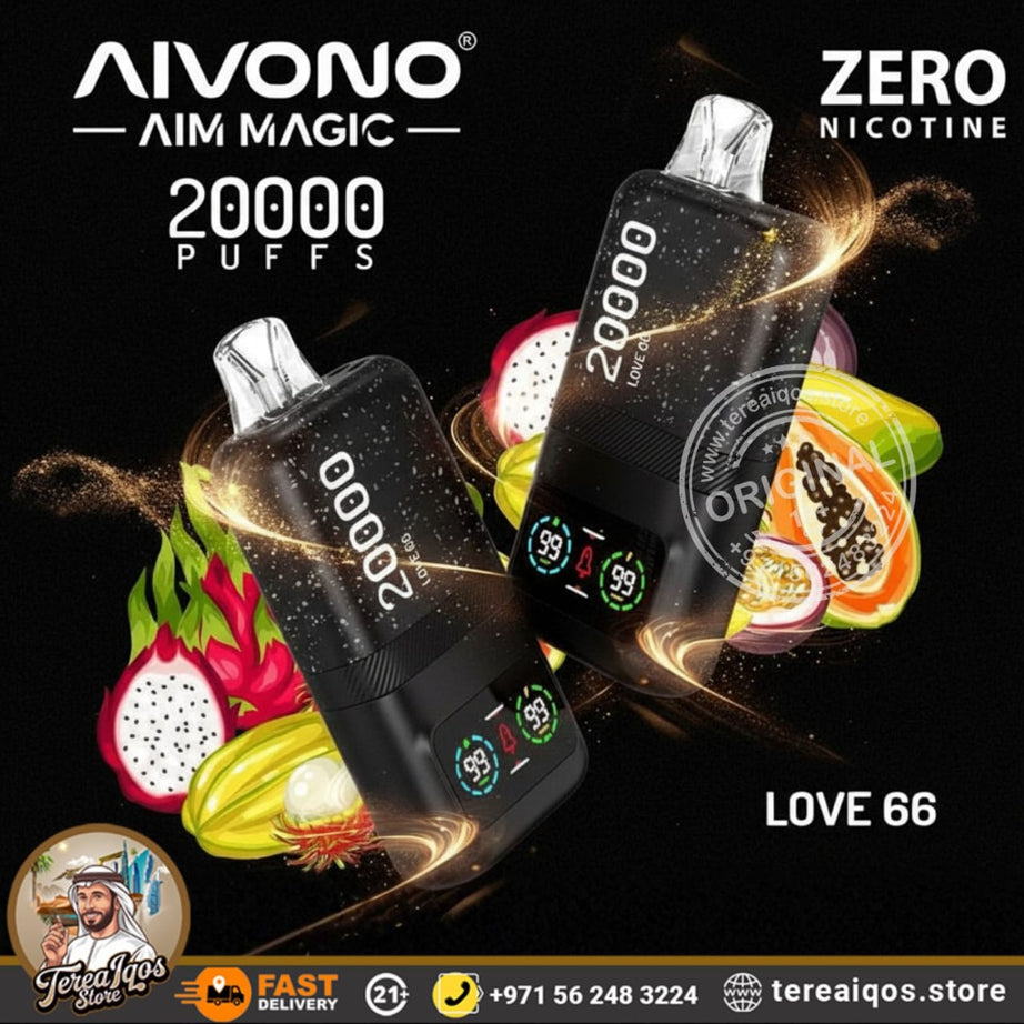 Aivono Aim Magic vape device with Love 66 Flavor
