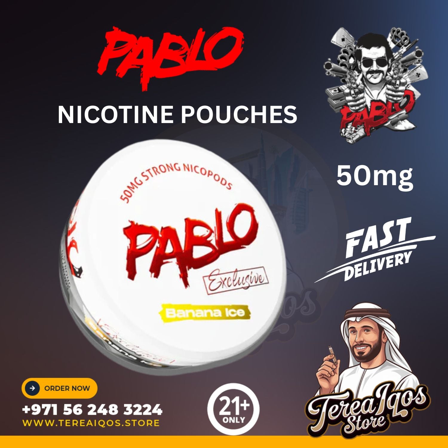 PABLO Nicotine Pouches In Dubai UAE- All Flavors