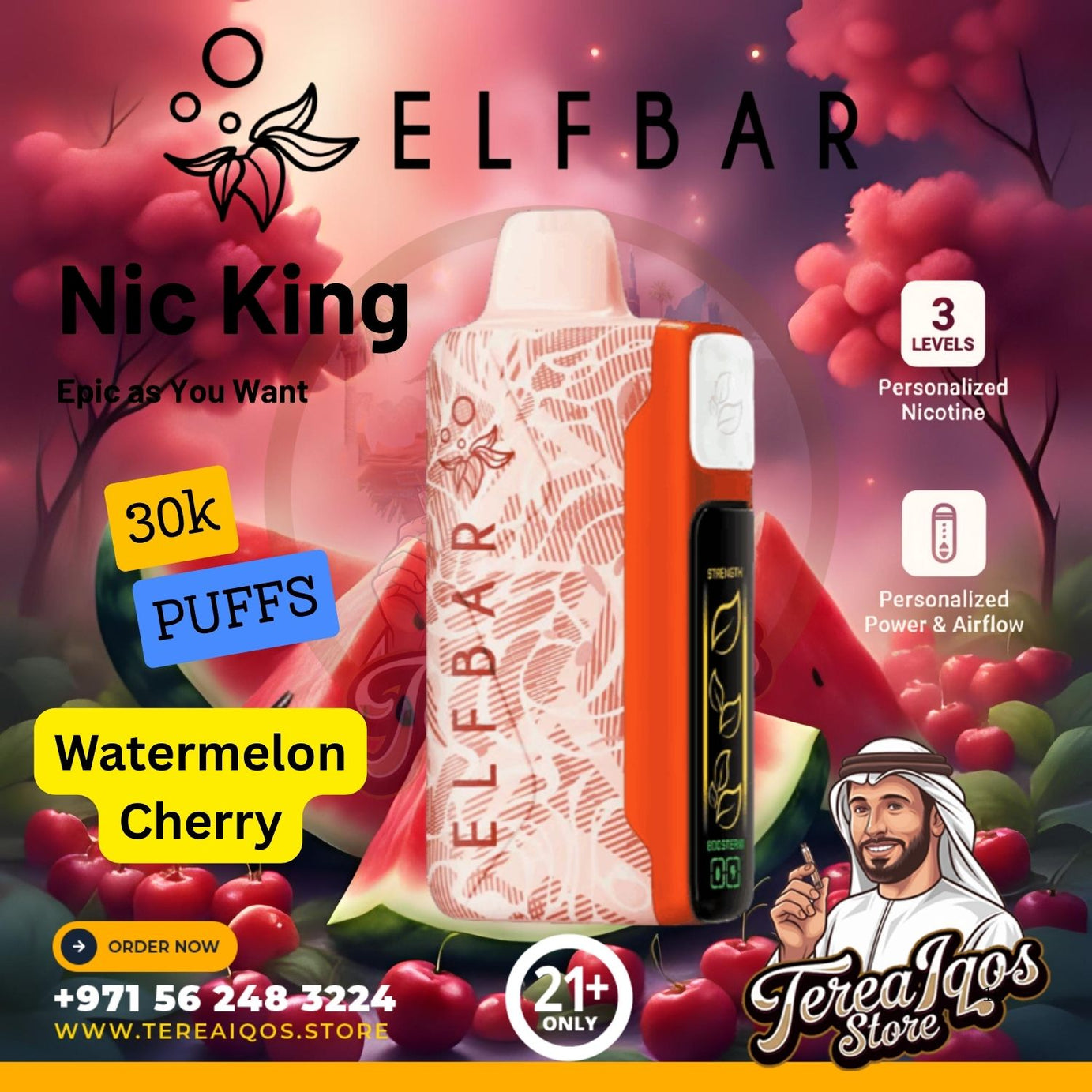 ElfBar Watermelon Cherry