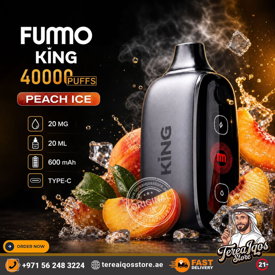 FUMMO King 40K Puffs Disposable Vape Peach Ice