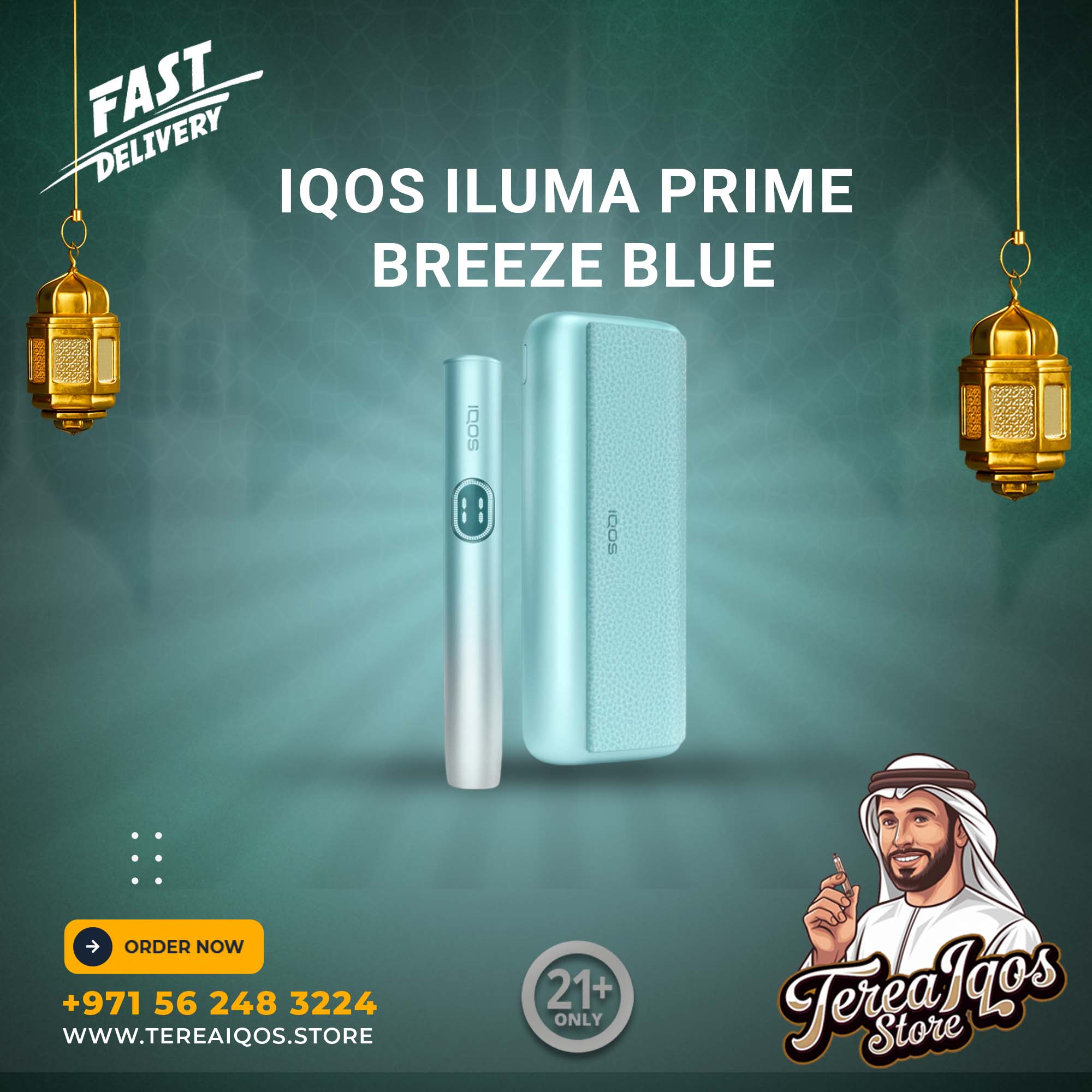 IQOS ILUMA I Prime Breeze Blue in Dubai