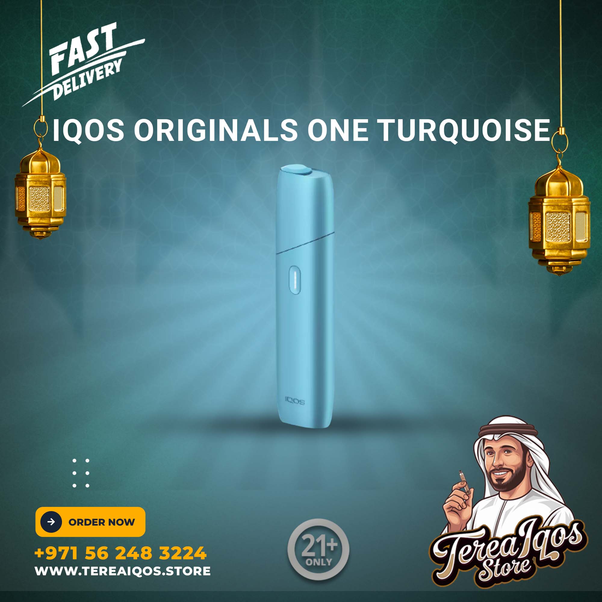 IQOS Originals One Turquoise in Dubai UAE