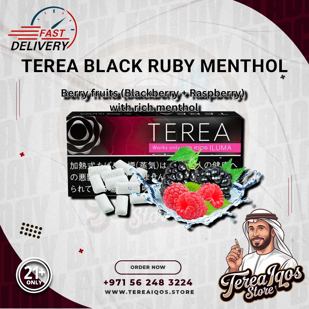 TEREA JAPAN Black Ruby Menthol in Dubai