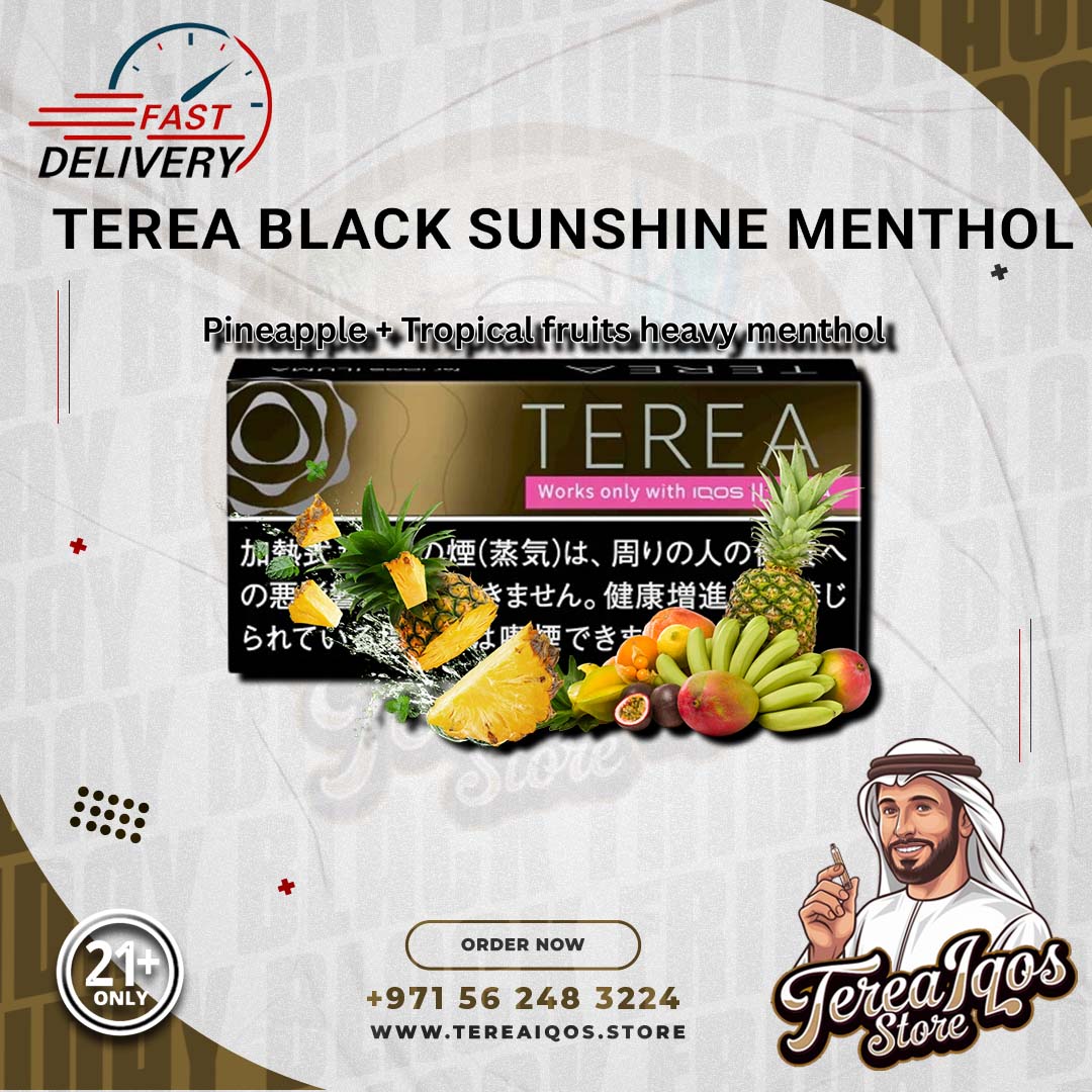 TEREA JAPAN Black Sunshine Menthol