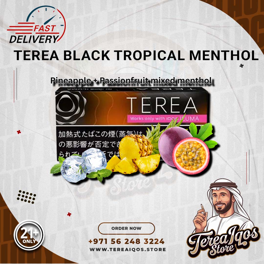 TEREA JAPAN Black Tropical Menthol in Dubai