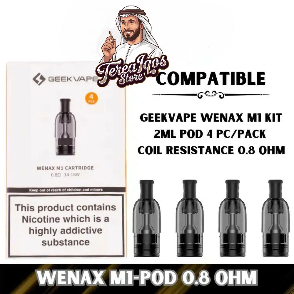 Wenax M1 Pod Cartridge By GeekVape 0.8 ohm