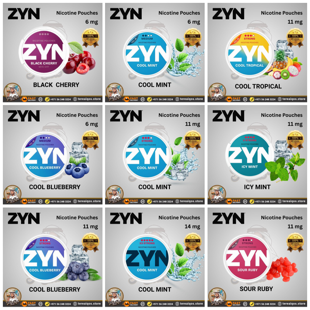 ZYN Nicotine Pouches in UAE – All Flavors