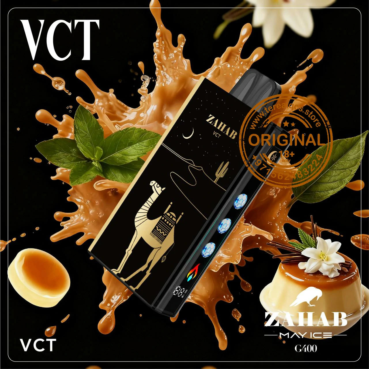 Zahab G400 (40,000 Puffs) Disposable Vape VCT Flavor