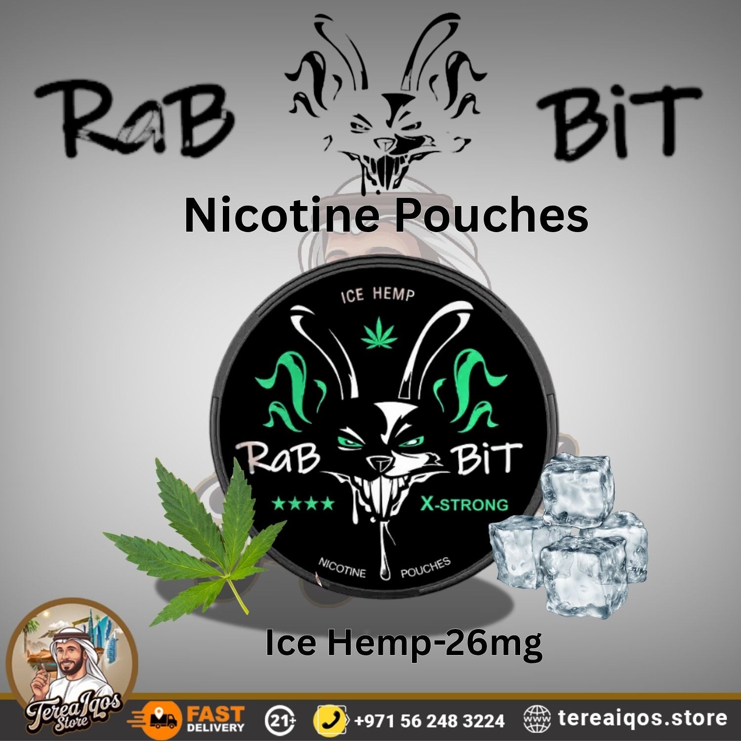 Rabbit Nicotine Pouches 20mg/26mg in Dubai UAE