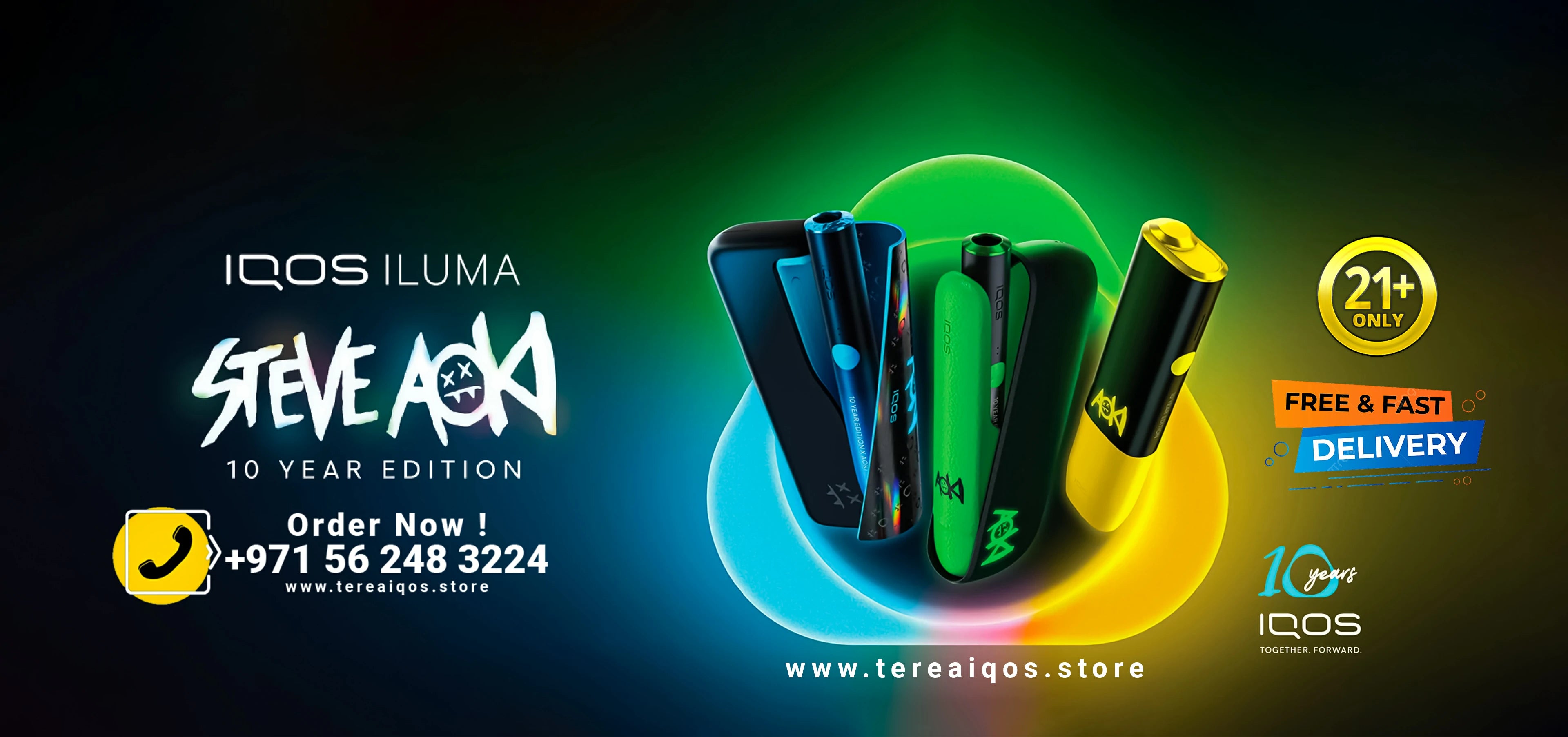 Online store with UAE-wide shipping for IQOS